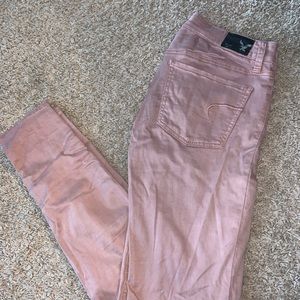 American eagle mauve jeans